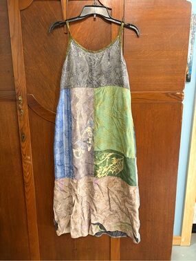 Patchwork maxi dress XS